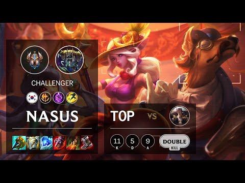 Nasus Top vs Sett - KR Challenger Patch 11.13