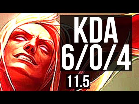 VLADIMIR vs TRISTANA (MID) | 6/0/4, 1.7M mastery, 600+ games, Rank 10 Vlad | EUW Challenger | v11.5