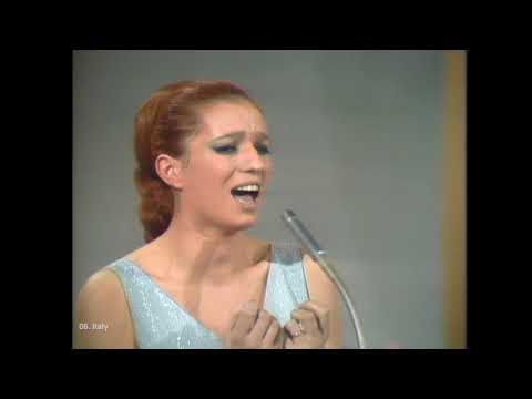 1969 Italy: Iva Zanicchi - Due grosse lacrime bianche (Place 13 @ Eurovision Song Contest) SUBTITLES
