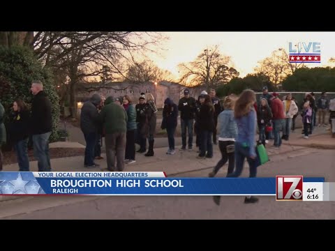 Large crowd awaits Mayor Pete Buttigieg event in Raleigh