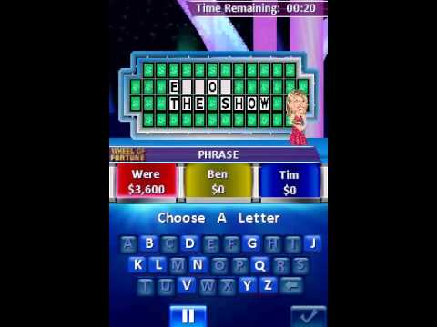 wheel of fortune nintendo ds answers