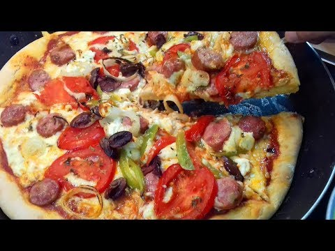 Greek Pizza - Greek Cooking by Katerina