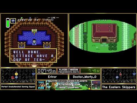 ALTTPR League - Semi Finals - Game 2 - Eriror vs Doctor_Marty_0 - CrossKeys + Pseudo Boots