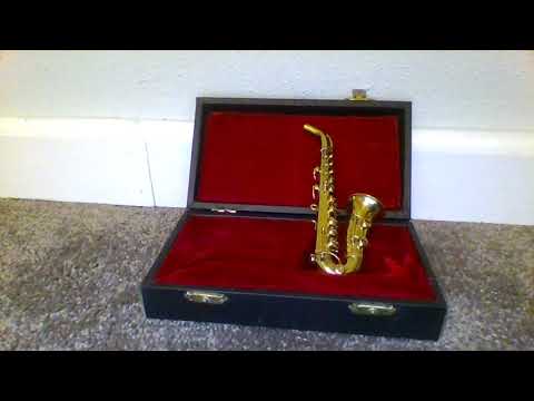 Vintage Miniature Saxophone