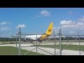 Monarch A330 takeoff from Orlando Sanford Airport