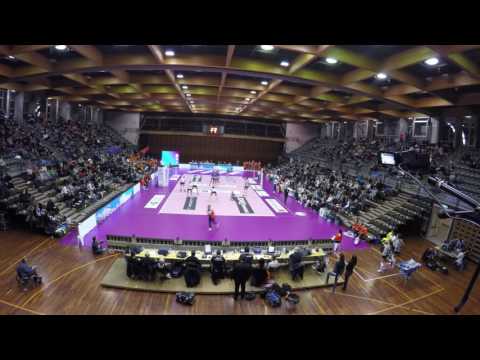 Volleyball game in Time Lapse - Sudtirol Bolzano-Liu Jo Nordmeccanica Modena 3/1