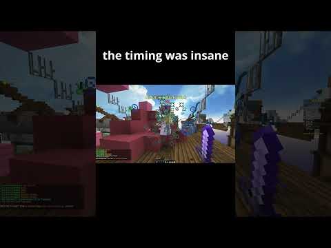 INSANE Puggs Timing in Minecraft Bedwars #shorts