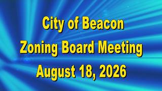 Beacon Zoning Board 8 18 26