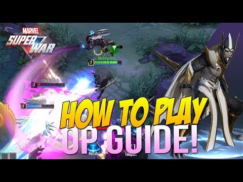 How to Play "CORVUS GLAIVE" in MARVEL Super War! OVERPOWERED GUIDE