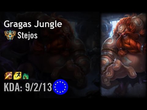 Gragas Jungle vs Zac - Stejos - EUW Challenger Path 6.4