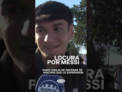 🇦🇷✨ ¡LLEGÓ MESSI A SANTA FE! VIGILIA DE HINCHAS EN EL AEROPUERTO SAUCE VIEJO