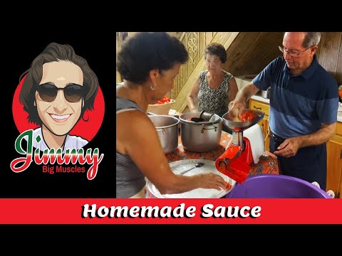 Making Homemade Sauce Nonna Rita’s Calabrese Kitchen (Authentic Italian Cooking)