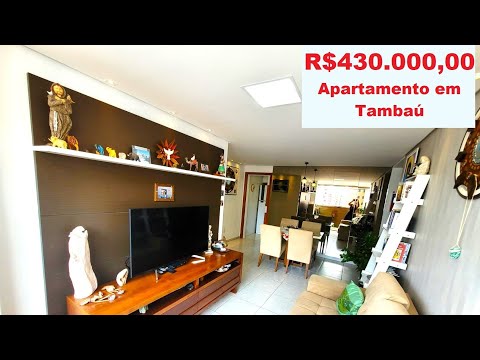 Apartamento à venda em Tambaú por R$430.000,00, 3 quartos sendo 1 suíte