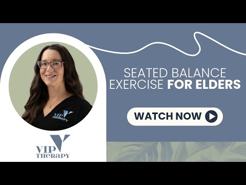 Gleichgewichtsübungen im Sitzen für Senioren | (Seniorenfreundlich)
