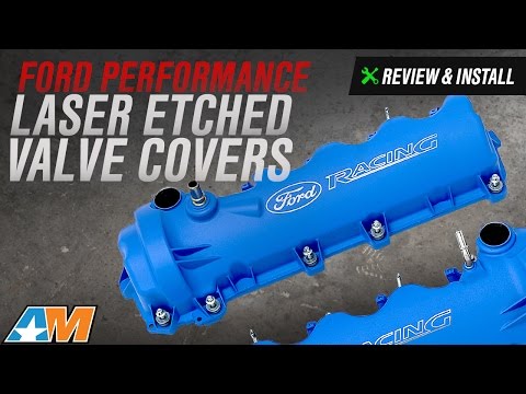 2005-2010 Mustang GT Ford Performance Laser Etched Valve Covers Review & Install