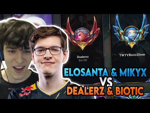 ELOSANTA & MIKYX VS DEALERZ & BIOTIC, WHOS BETTER DUO BOT LANE?