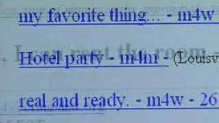 Police Use Craigslist For Prostitution Sting