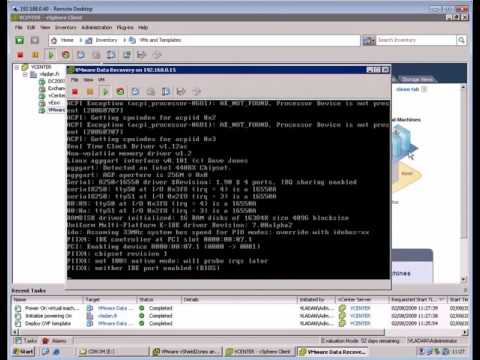 VMware Data Recovery   install and configure   Part 1