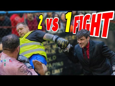 2 vs 1 FIGHT - Solo and Pappas team up