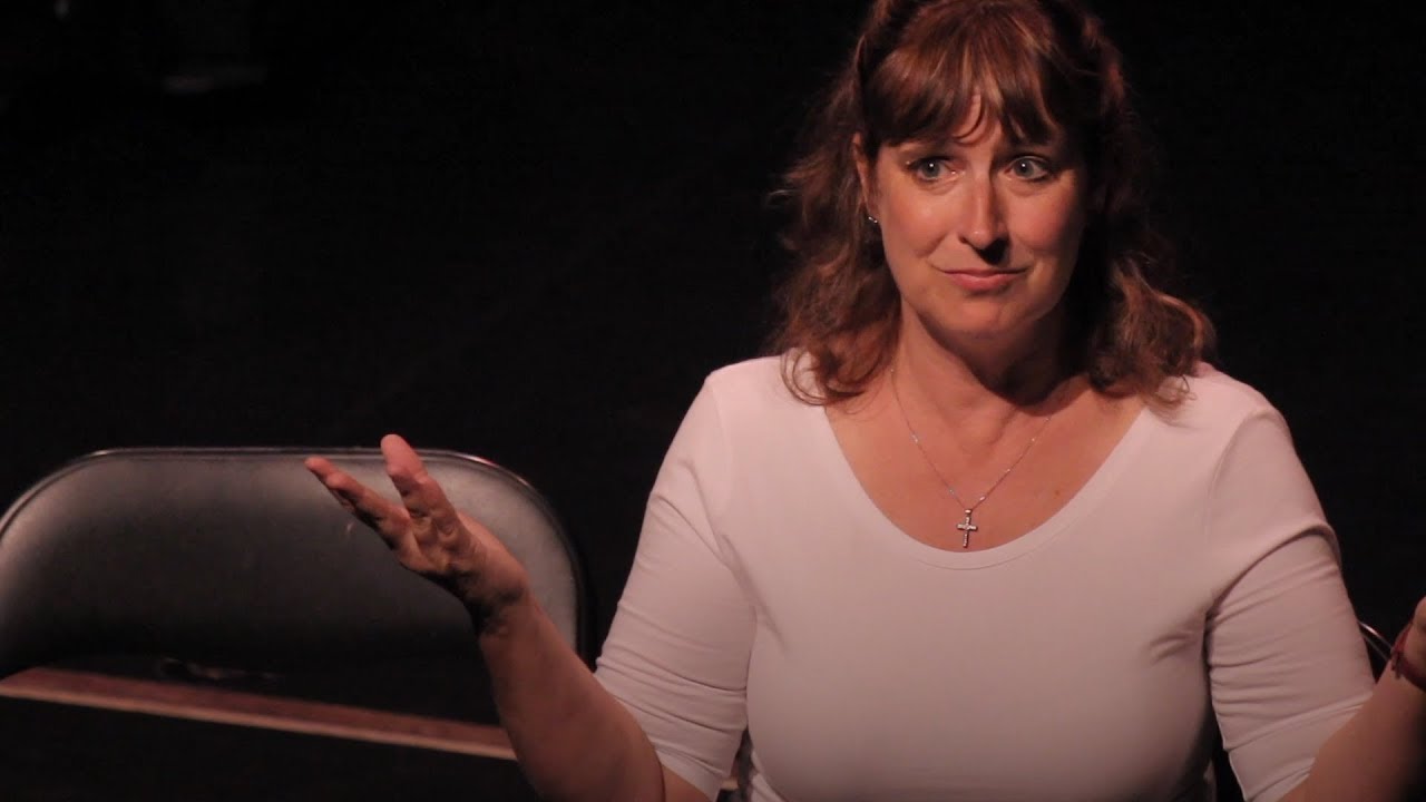 Woman achieves MA with unconventional thesis through art.