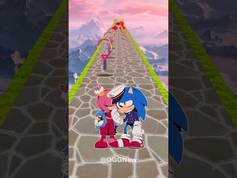 New Epic Save Run: Sonic vs. Amy Rose Day 22 Challenge! #SonicTheHedgehog #Sonic #Shorts
