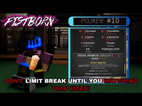 Don’t Limit Break Until You Watch This… | Fistborn Guide