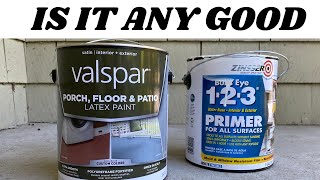 Is Valspar Paint Any Good | Lowes Valspar Porch and Floor Paint Review