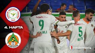 Çaykur Rizespor - Alanyaspor - Highlights/Özet | Trendyol Süper Lig - 