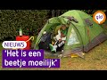 Regina (67) werd opgelicht en woont nu in een tentje