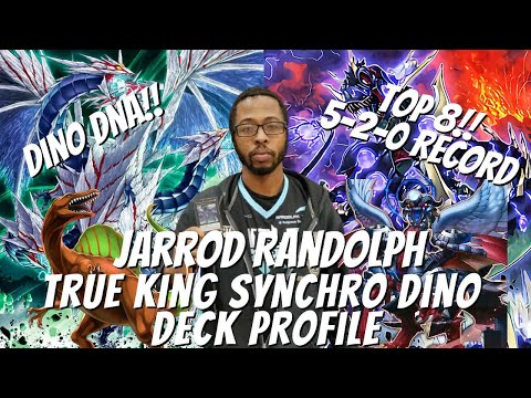 Top 8 True King Synchro Dino Deck Profile + Deck Discussion (Feat. Jarred Randolph) 5-2-0!!