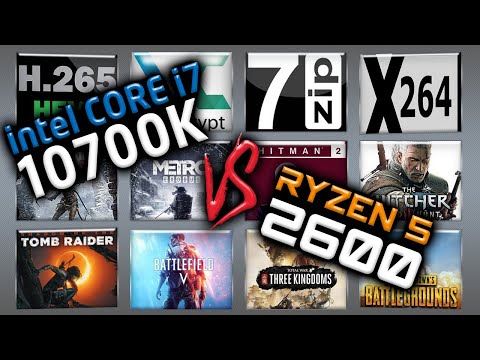 Intel i7 10700K vs Ryzen 5 2600 Benchmarks – 15 Tests 🔥