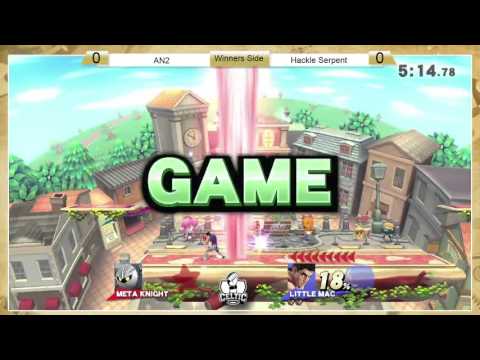 Smash 4: A1SS - AN2 (Metaknight, Falco) vs  Hackle Serpent (Little Mac)
