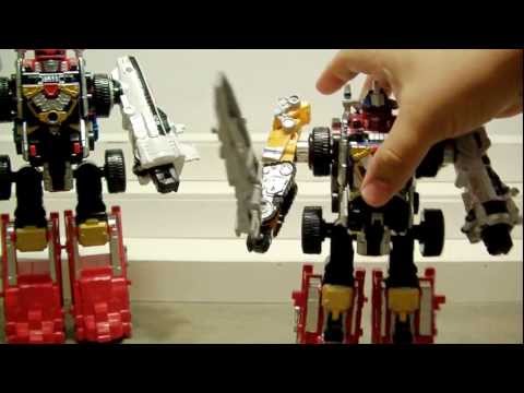 Power Rangers DX Operation Overdrive/GO GO Sentai Boukenger comparison toy review