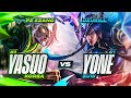 #1 Yasuo KOREA vs #1 YONE EUW... *ANIME BATTLE!*
