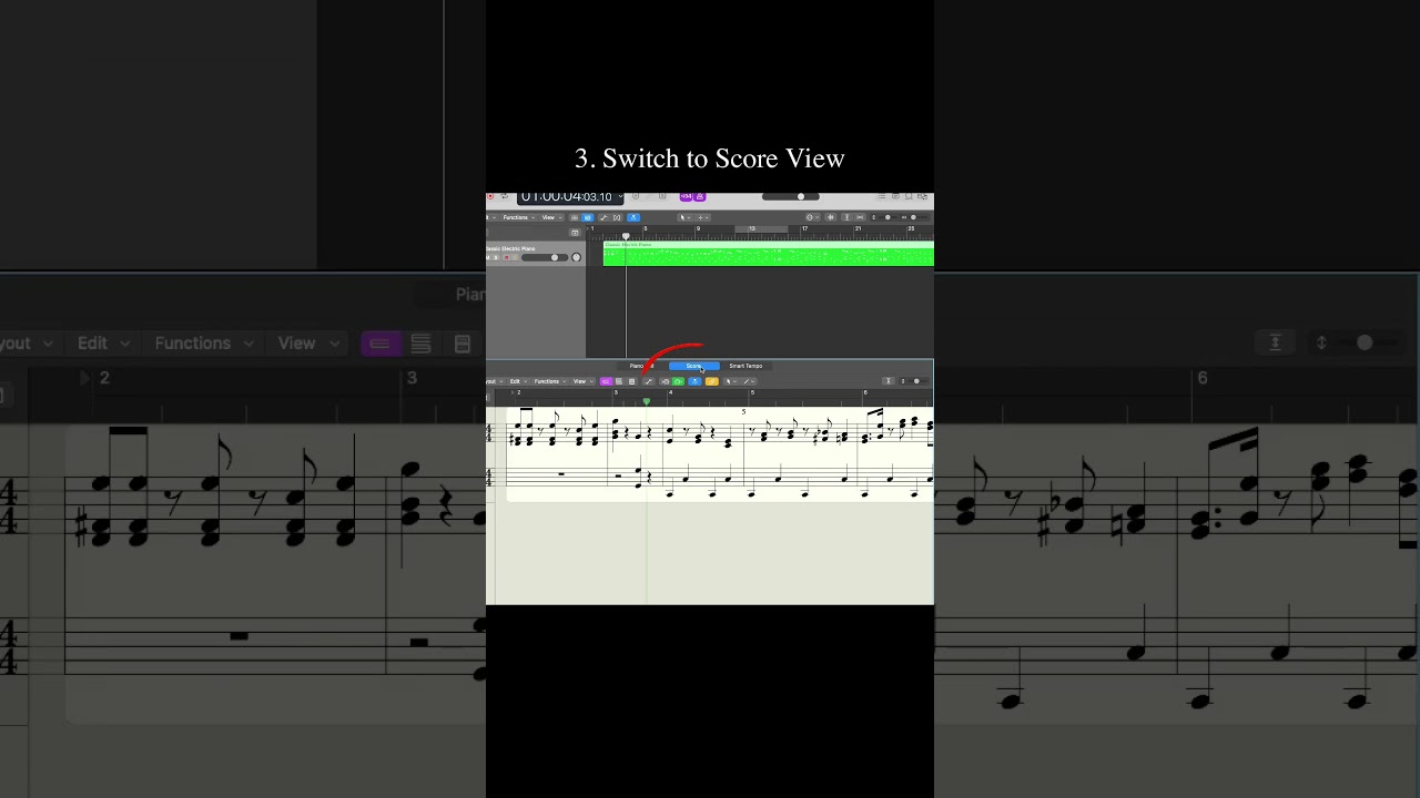 How to create sheet music from your MIDI using Logic Pro X (super easy)
