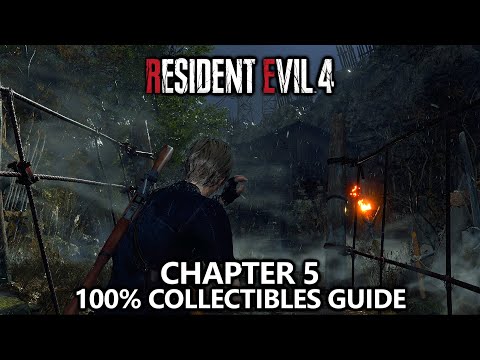 Resident Evil 4 - All Collectibles - Chapter 5 (Treasures, Castellans, Weapons, Upgrades, Recipes)