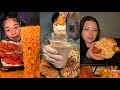 TIKTOK Mukbang Compilation Wingstop Dave S Hot Chicken Buldak Pizza Hut Taco Bell More