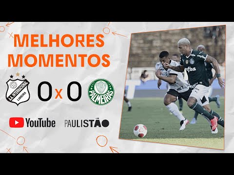 FALTOU O GOL | INTER DE LIMEIRA 0 X 0 PALMEIRAS | MELHORES MOMENTOS | 9ª RODADA | PAULISTÃO 2022