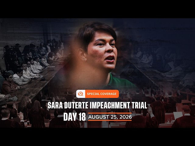 SPECIAL COVERAGE: Impeachment trial of Sara Duterte