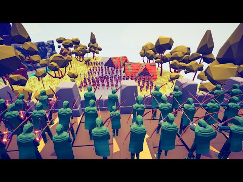 100x MEDIEVALSOLDIER SIEGE ENEMY CASTLE - Totally Accurate Battle Simulator TABS