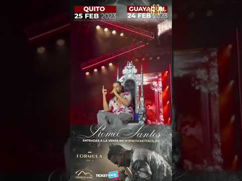 #Romeo #Santos en #Concierto en #Vivo en #Quito y #Guayaquil Ecuador Shows ESPECTACULOS ECUADOR