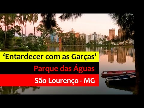 Entardecer com as Garças | Parque das Águas | São Lourenço, Minas Gerais