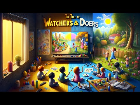 "Adventure Awaits: Watchers vs Doers - A Magical Tale for Kids!"