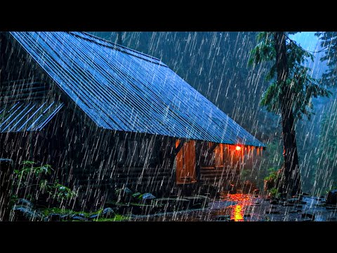 Rain Sounds for Sleep – Calming Night Rain & Thunderstorms for Studying and Falling Asleep Quickly
