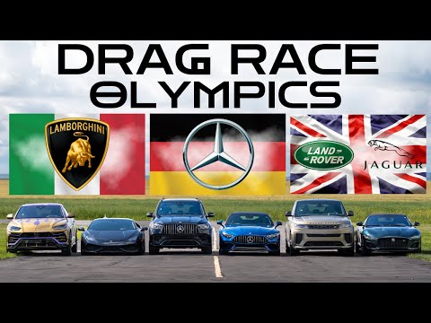 AMG GLE63s & AMG SL63 vs Urus & Huracan vs Range Rover Sport SV & Jaguar F-Type 575R