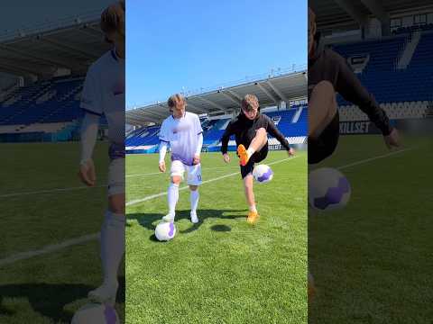 LUKA MODRIC LEARNS VIRAL FOOTBALL SKILL!!