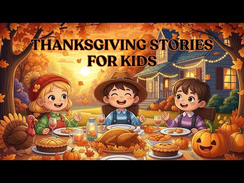 3 Thanksgiving Stories For Kids | Kids Thanksgiving Stories with Cozy Sounds