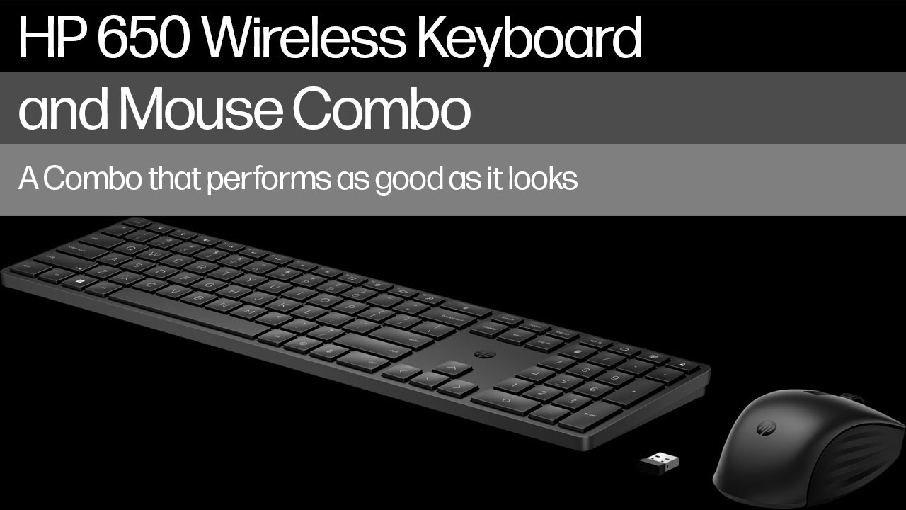 First look at HP 650 Wireless Keyboard and Mouse Combo