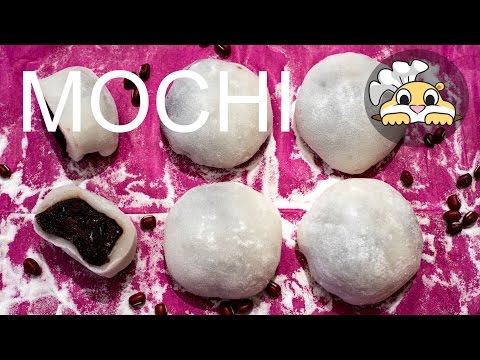 Mochi Recipe - Easy Mochi Recipe with Adzuki Beans (초간단 찹쌀떡)