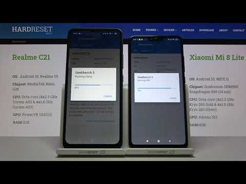 Realme C21 vs Xiaomi Mi 8 Lite - CPU Benchmark by Geekbench 5